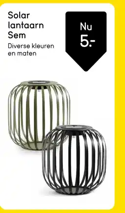Leen Bakker Bekijk solar lantaarn Sem aanbieding