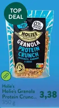 Holland & Barrett Holie's Granola Protein Crunch Hazelnuts, Almonds & Seeds aanbieding
