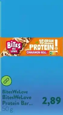 Holland & Barrett BitesWeLove Protein Bar Cinnamon Roll aanbieding