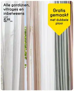 Leen Bakker Bekijk alle gordijnen, vitrages en inbetweens aanbieding