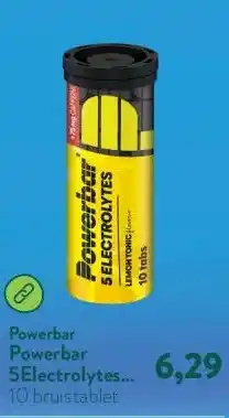 Holland & Barrett Powerbar 5Electrolytes Lemon Tonic + Cafeïne - 10 bruistabletten aanbieding