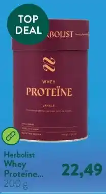 Holland & Barrett Whey Proteïne Vanille aanbieding