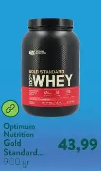 Holland & Barrett Gold Standard 100% Whey Strawberry aanbieding