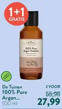 Holland & Barrett 100% Pure Argan Huidolie aanbieding