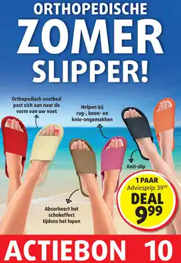 Lucovitaal Orthopedische zomer slipper! aanbieding