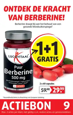 Lucovitaal Lucovitaal puur berberine aanbieding