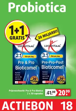 Lucovitaal Pre & Pro Biotica aanbieding