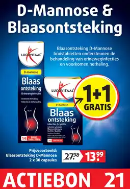 Lucovitaal D-Mannose & Blaasontsteking aanbieding