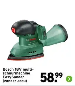 GAMMA Bosch 18V multi- schuurmachine EasySander (zonder accu) aanbieding