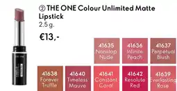 Oriflame The One Colour Unlimited Matte Lipstick aanbieding