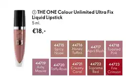 Oriflame The One Colour Unlimited Ultra Fix Liquid Lipstick aanbieding