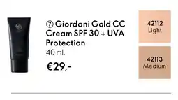 Oriflame Giordani Gold CC Cream SPF 30+ UVA Protection aanbieding