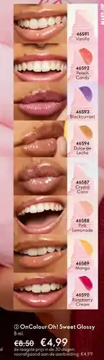 Oriflame On Colour Oh! Sweet Glossy aanbieding