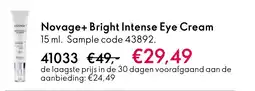 Oriflame Novage+ Bright Intense Eye Cream aanbieding