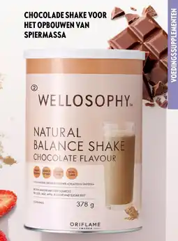 Oriflame Wellosophy Natural Balance Shake Chocolate Flavour aanbieding
