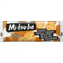 Albert Heijn Mitsuba Sweet chili crispy rice crackers aanbieding