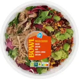 Albert Heijn AH Saladbowl pulled chicken aanbieding