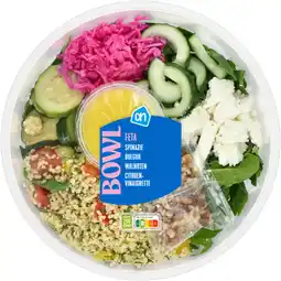 Albert Heijn AH Saladbowl feta spinazie aanbieding