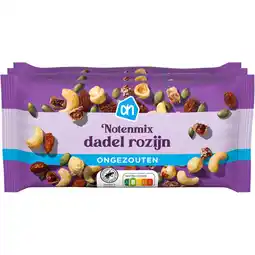 Albert Heijn AH Notenmix dadel rozijn 3-pack aanbieding
