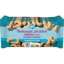 Albert Heijn AH Balsamic pickled ui cashewnoten 3-pack aanbieding
