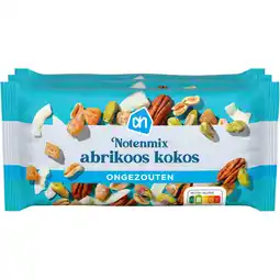 Albert Heijn AH Notenmix abrikoos kokos 3-pack aanbieding
