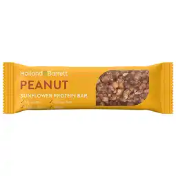 Holland & Barrett Holland & Barrett Peanut Sunflower Protein Bar - 45g aanbieding