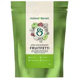 Holland & Barrett Holland & Barrett Raspberry & Apple Fruitfetti – 30g aanbieding