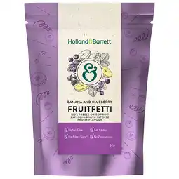 Holland & Barrett Holland & Barrett Banana & Blueberry Fruitfetti - 30g aanbieding
