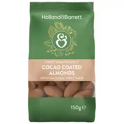 Holland & Barrett Holland & Barrett No Added Sugar Milk Chocolate Almonds - 150g aanbieding