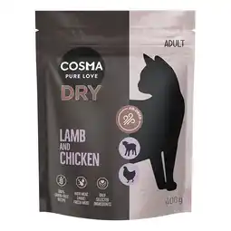 Zooplus 400g Cosma Katten Droogvoer Lam & Kip aanbieding
