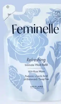 Oriflame Feminelle Refreshing Intimate Wash Refill with Rose Water aanbieding