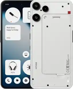 Coolblue Nothing Phone 3(a) Lite 128GB Wit 5G aanbieding