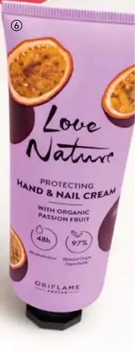 Oriflame Love Nature Protecting Hand & Nail Cream with Organic Passion Fruit aanbieding