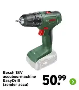 GAMMA Bosch 18V accuboormachine EasyDrill (zonder accu) aanbieding