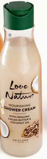 Oriflame Love Nature Nourishing Shower Cream with Organic Cacao Butter & Coconut Oil aanbieding