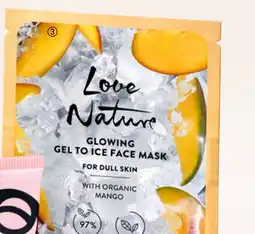 Oriflame Love Nature Glowing Gel to Ice Face Mask with Organic Mango aanbieding