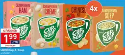 Butlon Unox Cup-A-Soup aanbieding