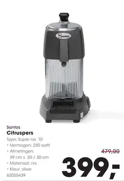 HANOS Santos Citruspers aanbieding