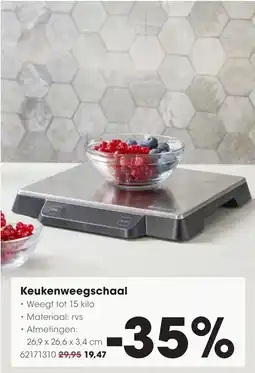 HANOS Keukenweegschaal aanbieding