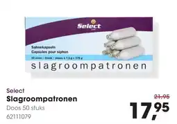 HANOS Select Slagroompatronen aanbieding