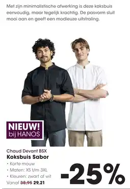 HANOS Chaud Devant BSX Koksbuis Sabor aanbieding