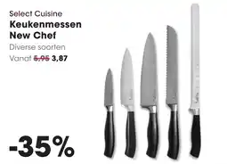 HANOS Select Cuisine Keukenmessen New Chef aanbieding