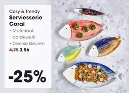 HANOS Cosy & Trendy Serviesserie Coral aanbieding