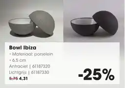 HANOS Bowl Ibiza aanbieding