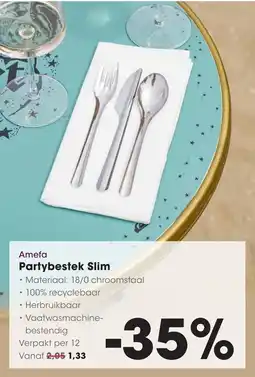 HANOS Amefa Partybestek Slim aanbieding