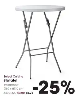 HANOS Select Cuisine Statafel aanbieding