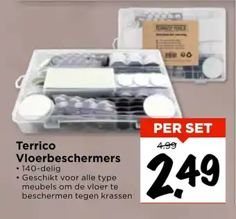 Vomar Voordeelmarkt Terrico Vloerbeschermers aanbieding