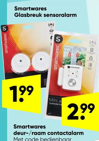 Big Bazar Smartwares deur-/raam contactalarm aanbieding