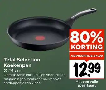Vomar Voordeelmarkt Tefal Selection Koekenpan Ø 24 cm aanbieding