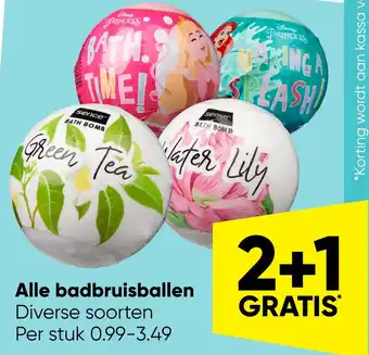 Big Bazar Alle badbruisballen aanbieding